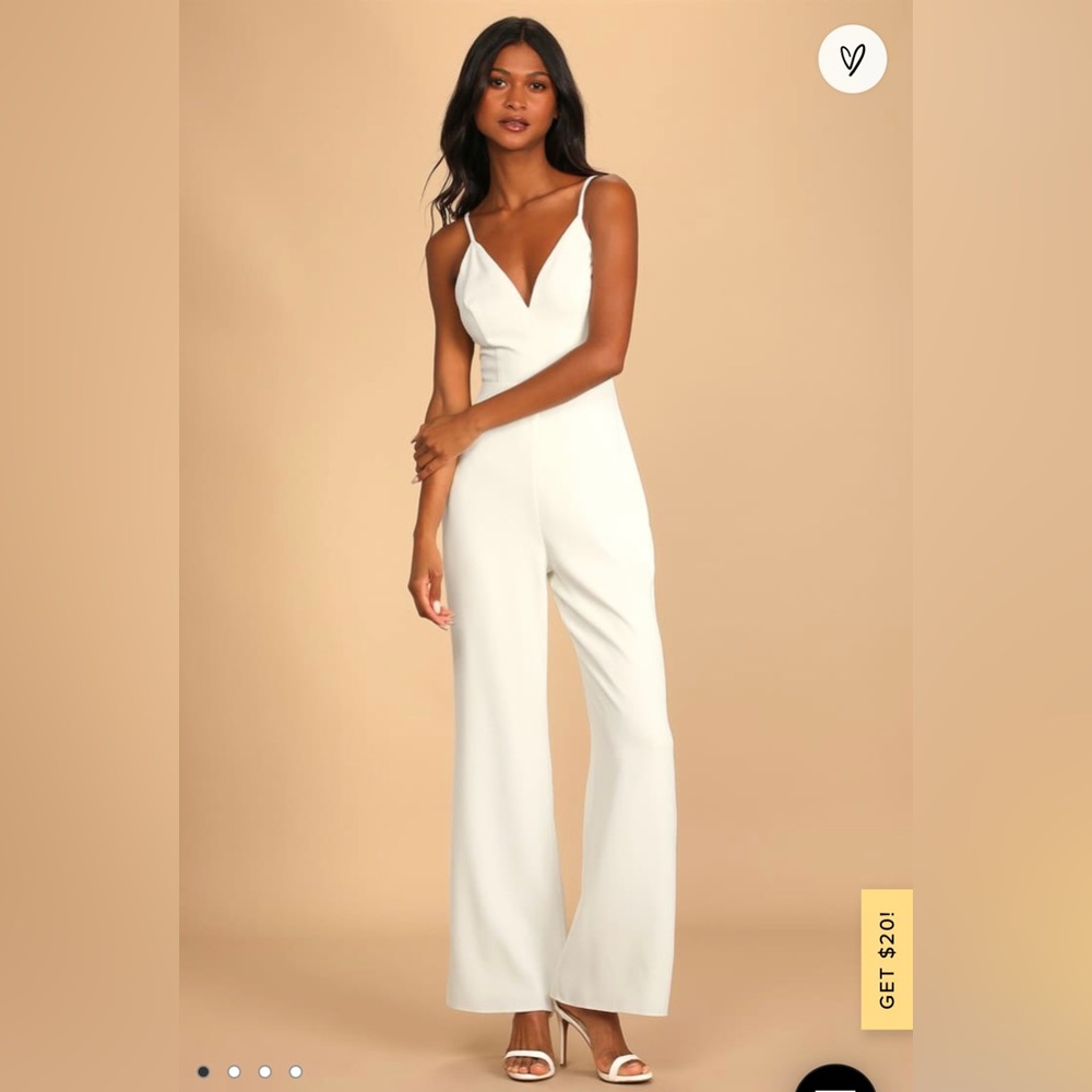 White Bridal Jumpsuit
